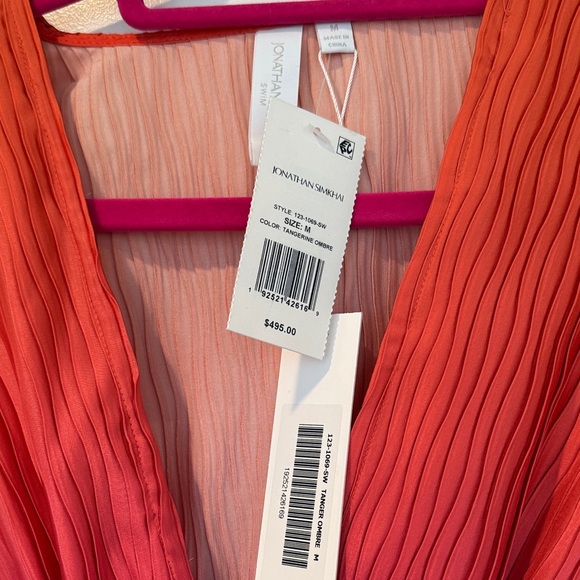 Johnathan Simkhai Swim Pink and Orange Women's Dress - Picture 2 of 4